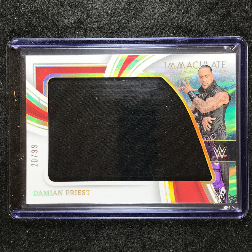2023 Immaculate WWE DAMIAN PRIEST Immaculate Standard Jumbo Relic 20/99