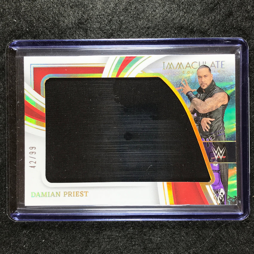 2023 Immaculate WWE DAMIAN PRIEST Immaculate Standard Jumbo Relic 42/99