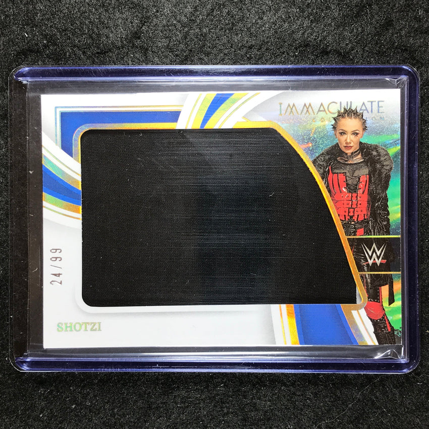2023 Immaculate WWE SHOTZI Immaculate Standard Jumbo Relic 24/99