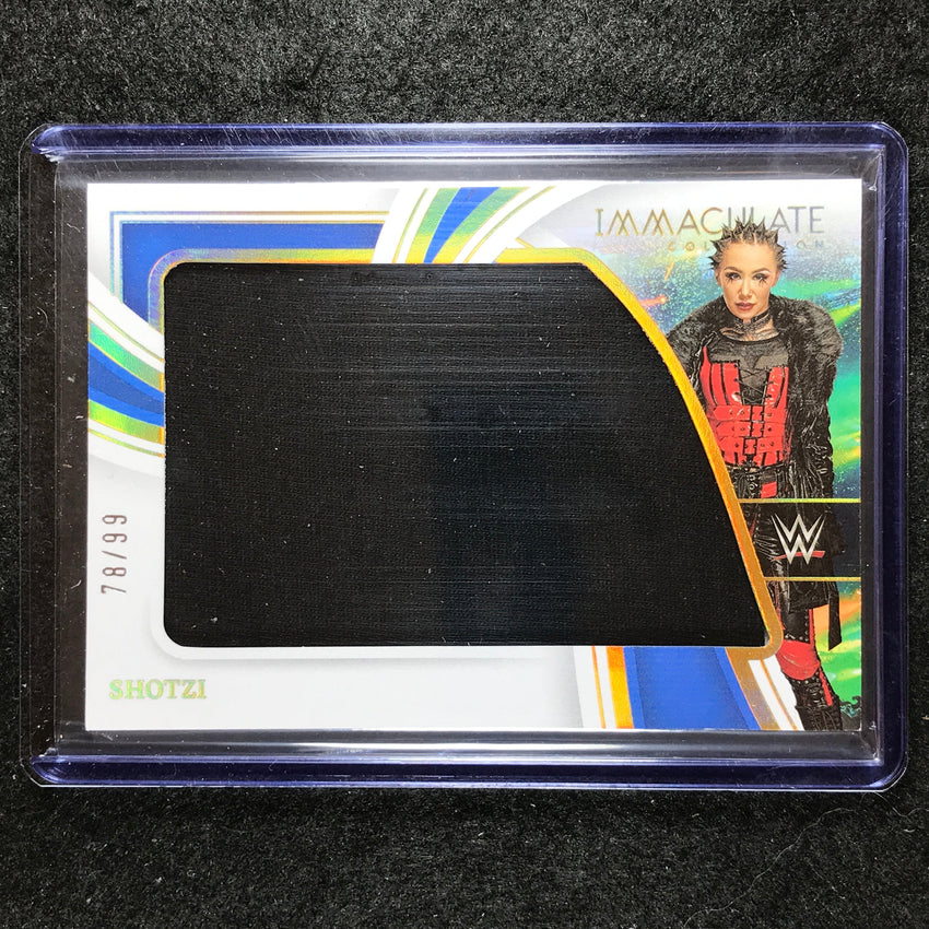 2023 Immaculate WWE SHOTZI Immaculate Standard Jumbo Relic 78/99