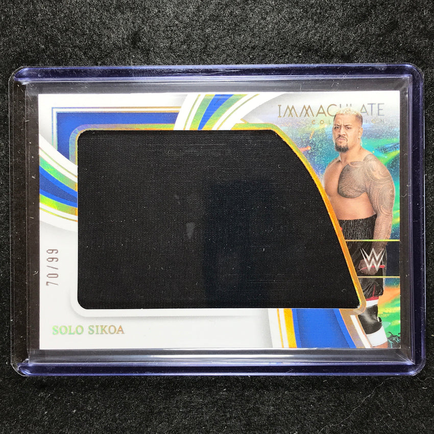 2023 Immaculate WWE SOLO SIKOA Immaculate Standard Jumbo Relic 70/99