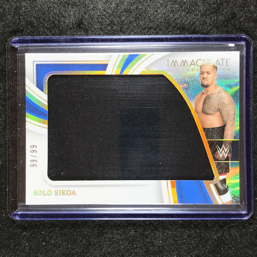 2023 Immaculate WWE SOLO SIKOA Immaculate Standard Jumbo Relic 99/99