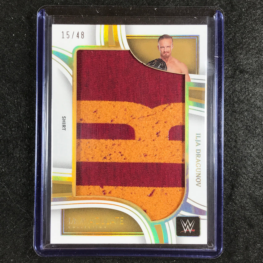 2023 Immaculate WWE ILJA DRAGUNOV Jumbo Memorabilia Shirt Relic 15/48