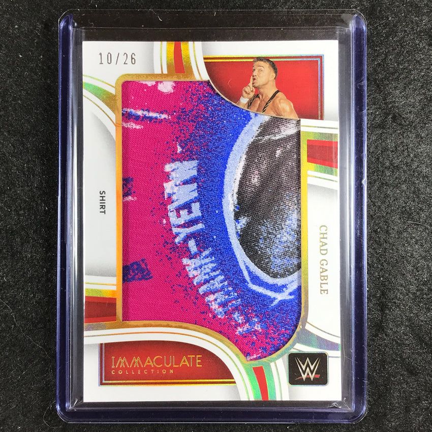 2023 Immaculate WWE CHAD GABLE Jumbo Memorabilia Shirt Relic 10/26