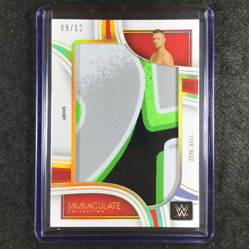 2023 Immaculate WWE THE MIZ Jumbo Memorabilia Shirt Relic 9/12