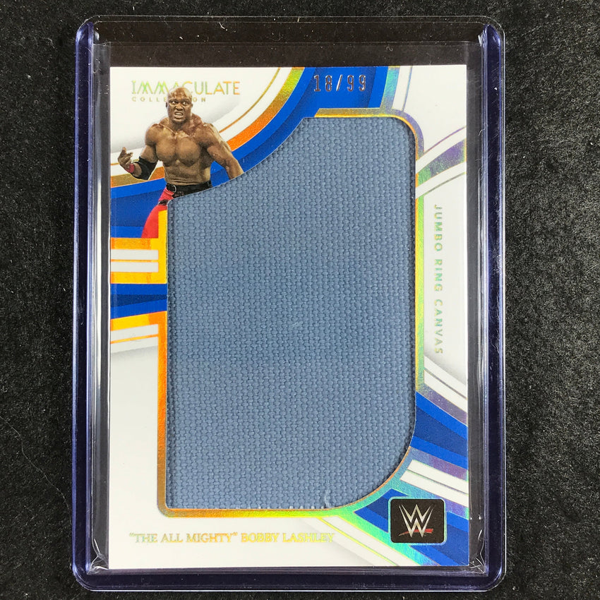 2023 Immaculate WWE BOBBY LASHLEY Jumbo Memorabilia Ring Canvas Relic 18/99