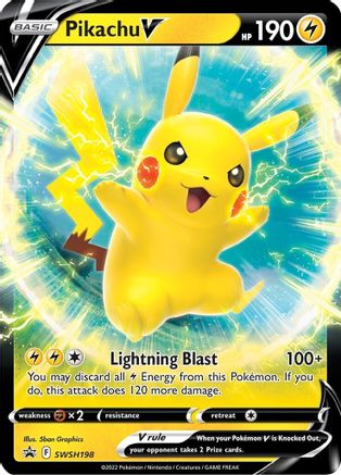 Pikachu V - SWSH198 - Pokemon SWSH Sword & Shield Promo