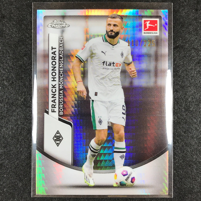 2023-24 Topps Chrome Bundesliga FRANCK HONORAT Base Prism Refractor 110/225 #80