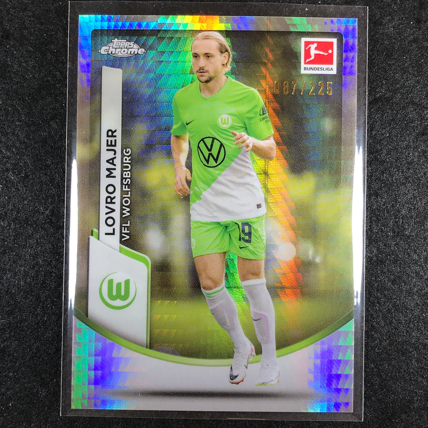 2023-24 Topps Chrome Bundesliga LOVRO MAJER Base Prism Refractor 87/225 #94