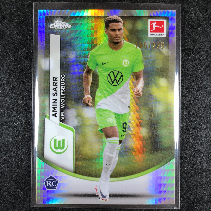 2023-24 Topps Chrome Bundesliga AMIN SARR Rookie Prism Refractor 105/225 #98
