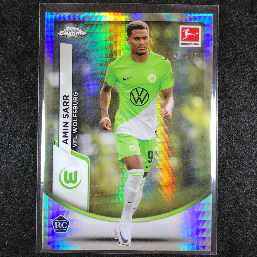 2023-24 Topps Chrome Bundesliga AMIN SARR Rookie Prism Refractor 147/225 #98