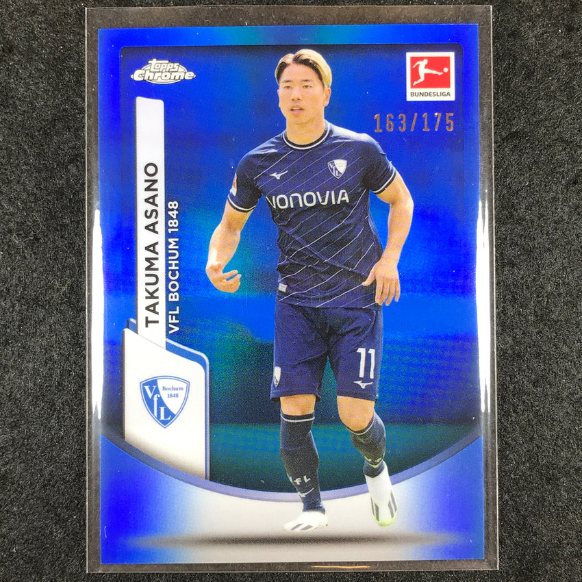 2023-24 Topps Chrome Bundesliga TAKUMA ASANO Base Blue 163/175 #12