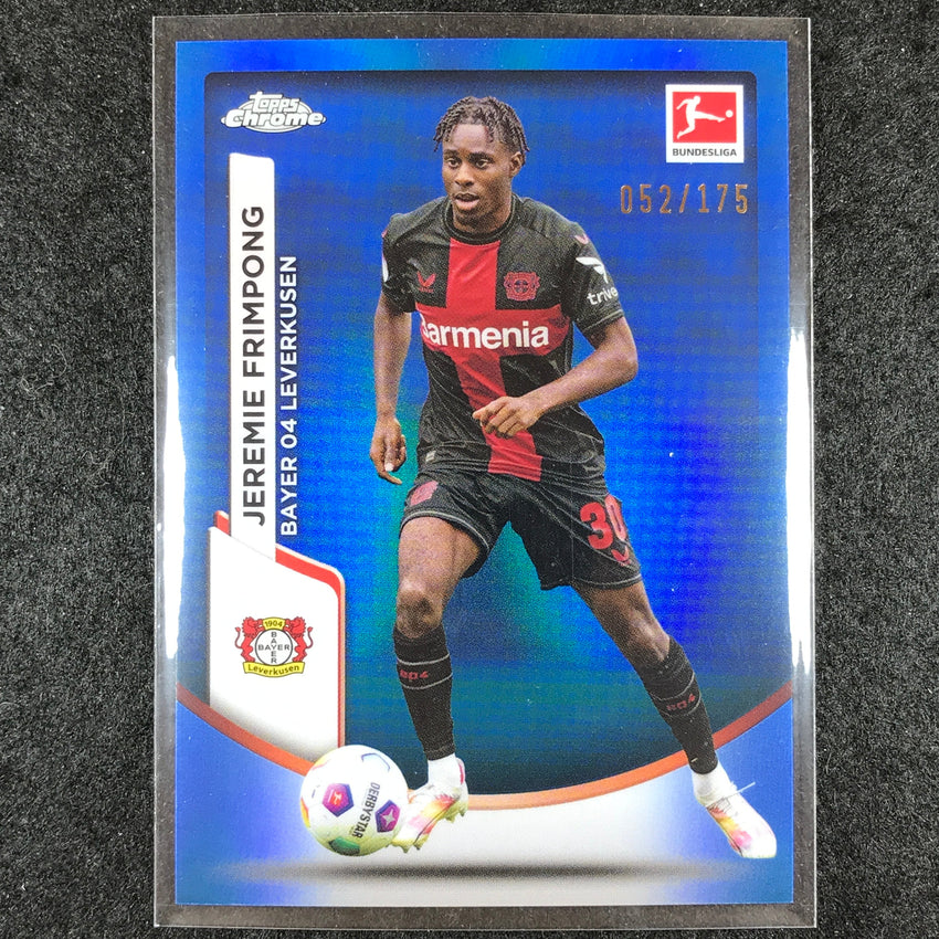 2023-24 Topps Chrome Bundesliga JEREMIE FRIMPONG Base Blue 52/175 #65
