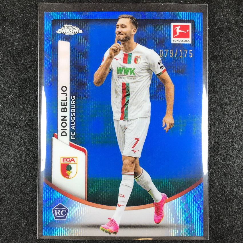 2023-24 Topps Chrome Bundesliga ARNE ENGELS Rookie Base Blue Wave 79/175 #3