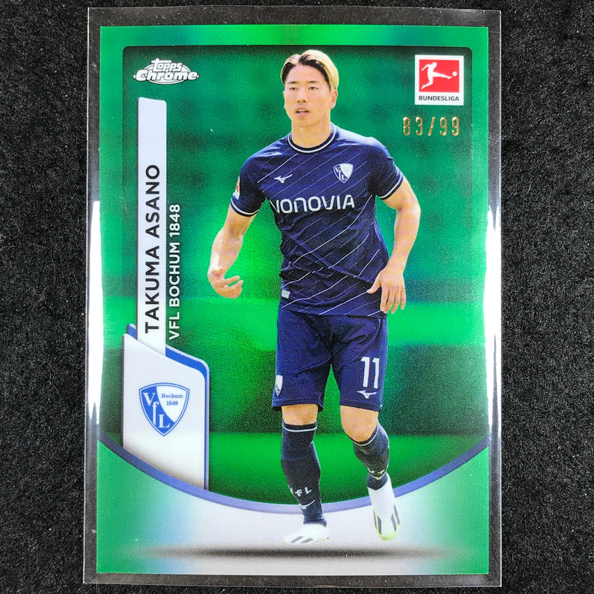 2023-24 Topps Chrome Bundesliga TAKUMA ASANO Base Green 83/99 #12
