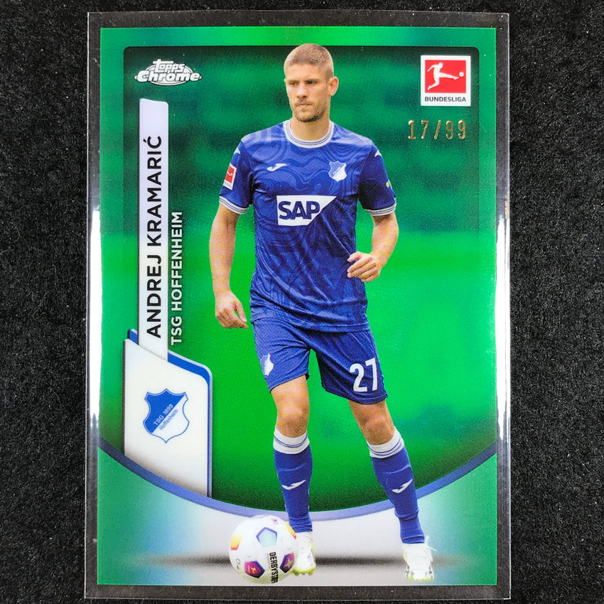 2023-24 Topps Chrome Bundesliga ANDREJ KRAMARIC Base Green 17/99 #49