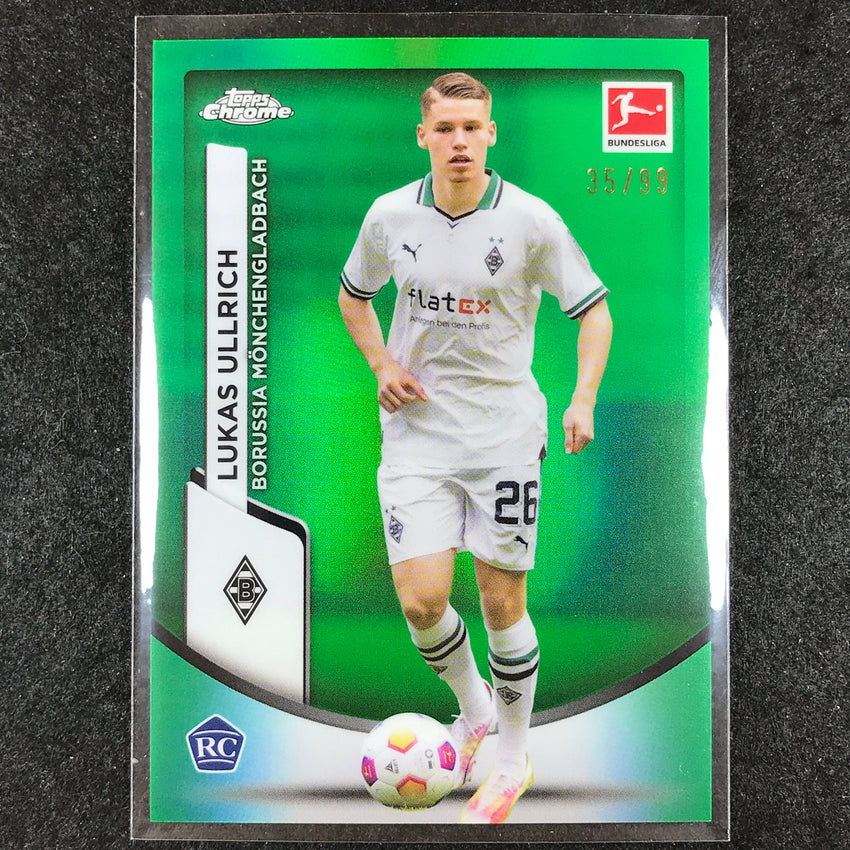 2023-24 Topps Chrome Bundesliga LUKAS ULLRICH Rookie Base Green 35/99 #76