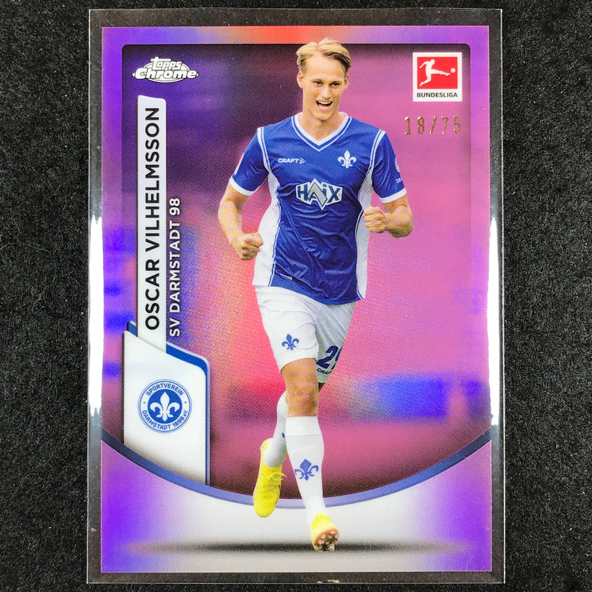 2023-24 Topps Chrome Bundesliga OSCAR VILHELMSSON Base Pink 18/75 #19