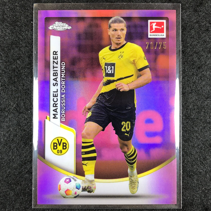 2023-24 Topps Chrome Bundesliga MARCEL SABITZER Base Pink 70/75 #24