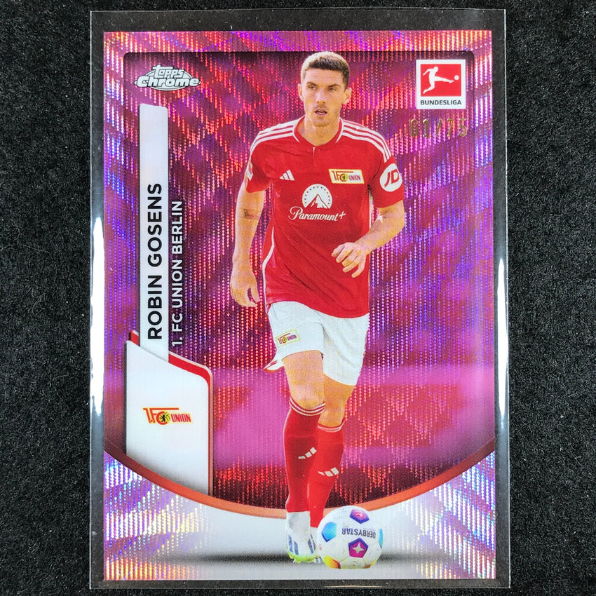 2023-24 Topps Chrome Bundesliga ROBIN GOSENS Base Pink Wave 61/75 #5