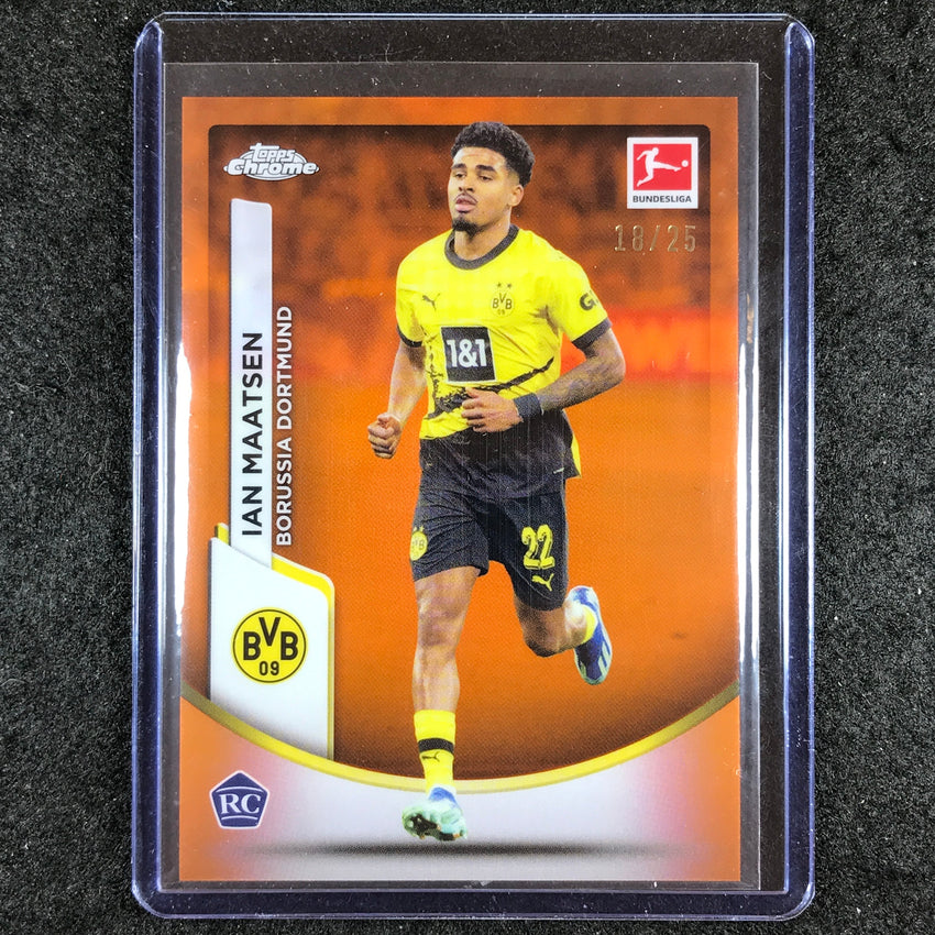 2023-24 Topps Chrome Bundesliga IAN MAATSEN Rookie Base Orange 18/25