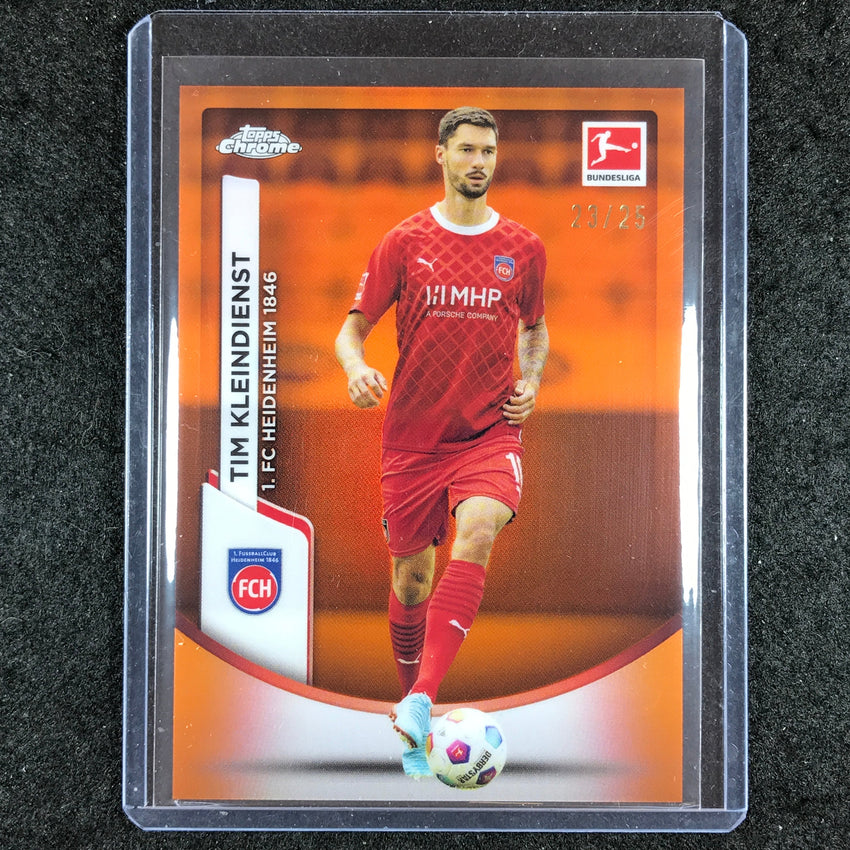 2023-24 Topps Chrome Bundesliga TIM KLEINDIENST Base Orange 23/25