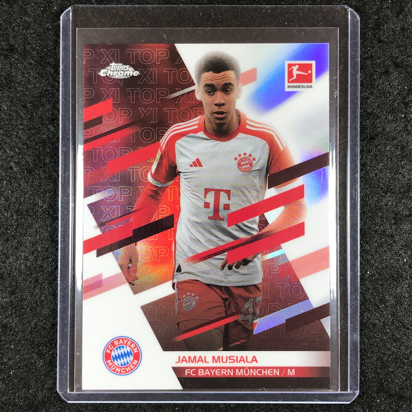 2023-24 Topps Chrome Bundesliga JAMAL MUSIALA Top XI SSP #8