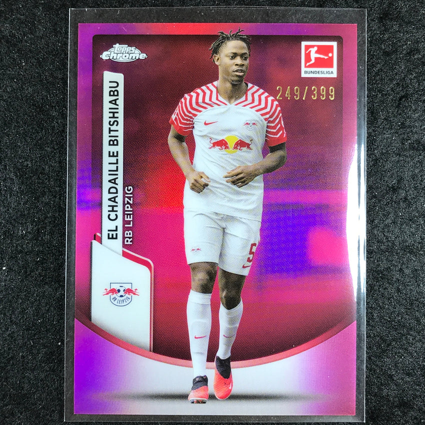 2023-24 Topps Chrome Bundesliga EL CHADAILLE BITSHIABU Base Magenta 249/399 #55