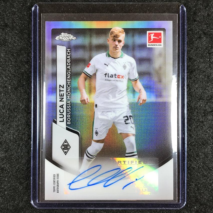 2023-24 Topps Chrome Bundesliga LUCA NETZ Base Auto #LNE