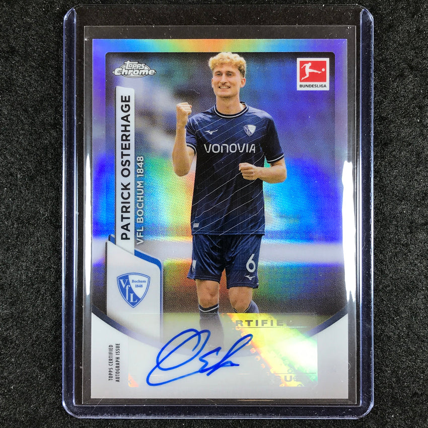 2023-24 Topps Chrome Bundesliga PATRICK OSTERHAGE Base Auto #PO