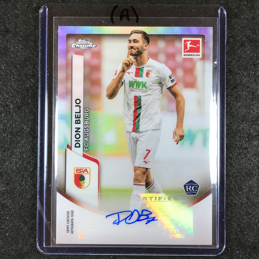 2023-24 Topps Chrome Bundesliga DION BELJO Base Rookie Auto #DB (A)