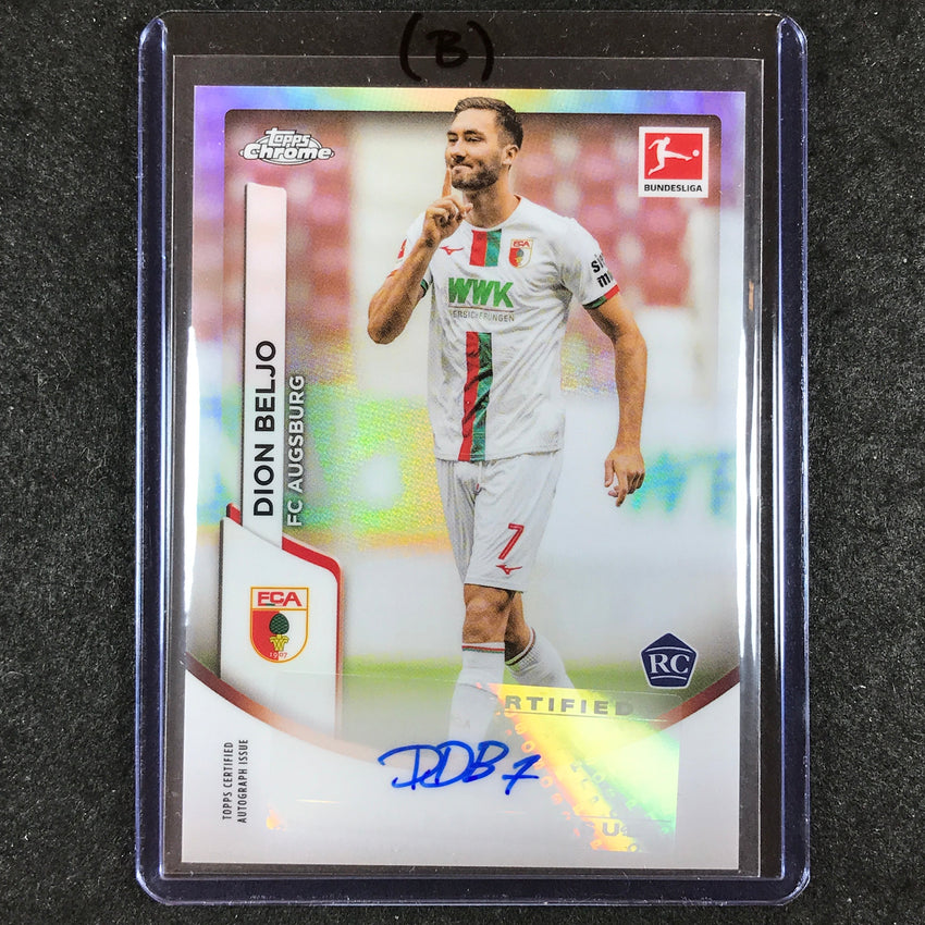 2023-24 Topps Chrome Bundesliga DION BELJO Base Rookie Auto #DB (B)
