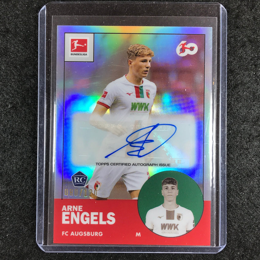 2023-24 Topps Chrome Bundesliga ARNE ENGELS 1963 Topps Rookie Auto 80/120