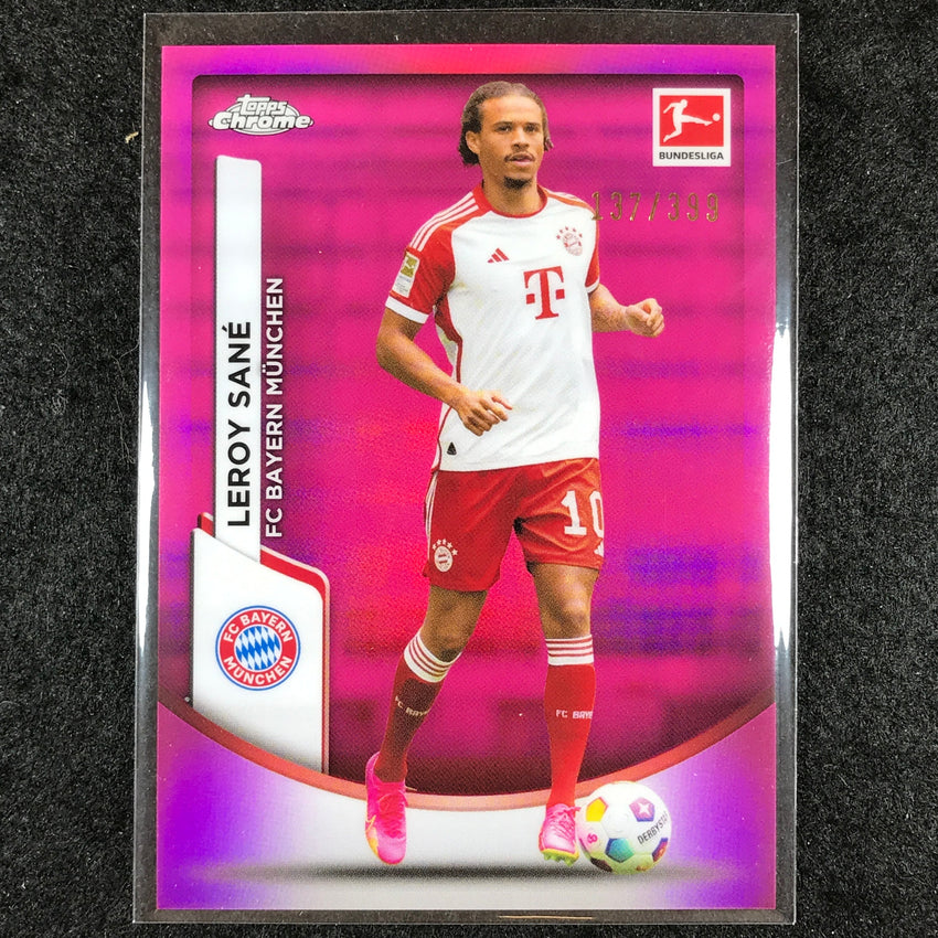 2023-24 Topps Chrome Bundesliga LEROY SANE Base Magenta 137/399 #84