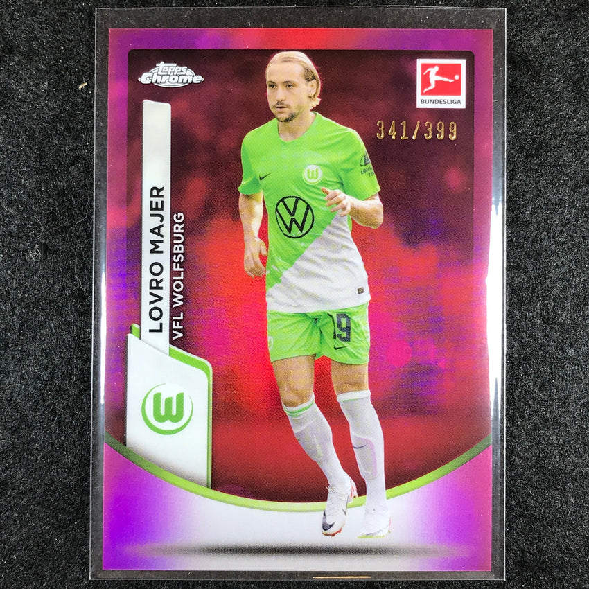 2023-24 Topps Chrome Bundesliga LOVRO MAJER Base Magenta 341/399 #94
