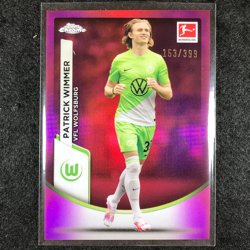 2023-24 Topps Chrome Bundesliga PATRICK WIMMER Base Magenta 153/399 #95