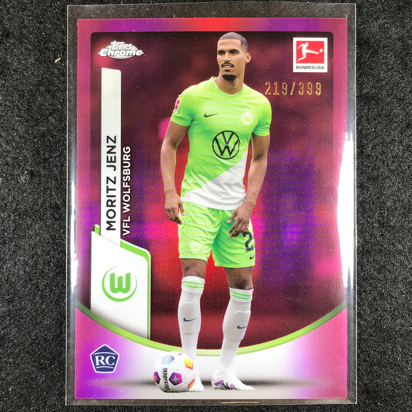 2023-24 Topps Chrome Bundesliga MORITZ JENZ Rookie Base Magenta 219/399 #97