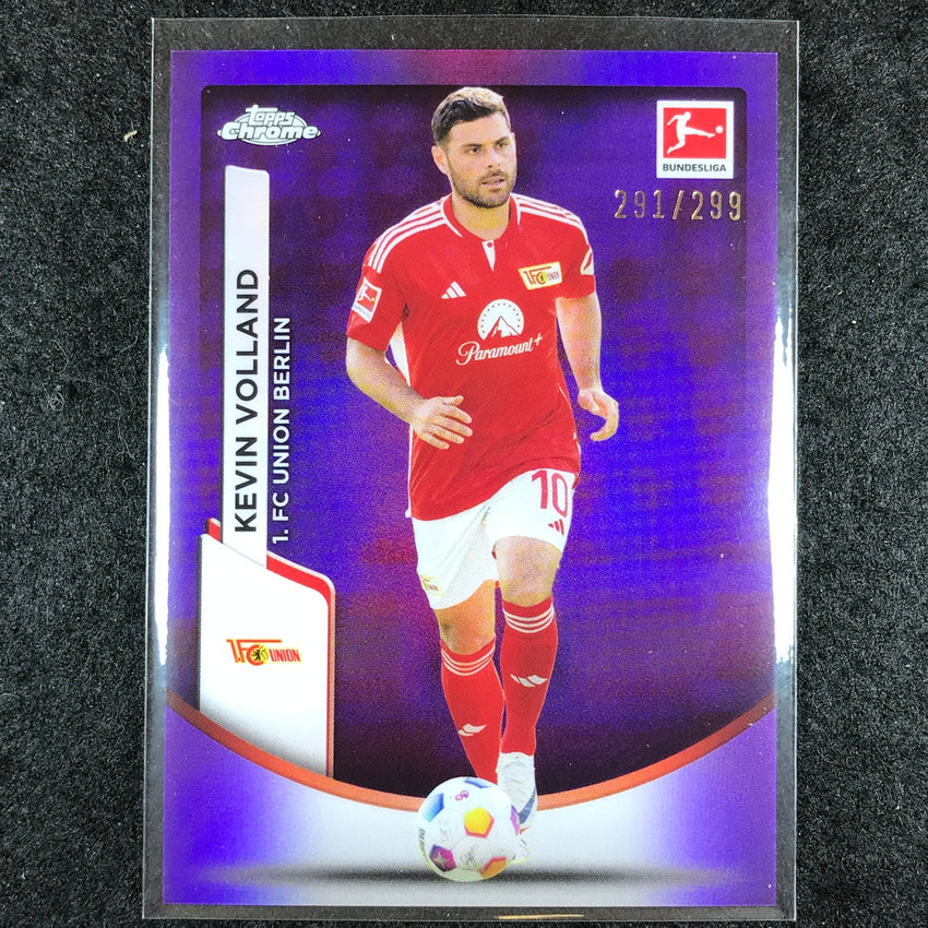2023-24 Topps Chrome Bundesliga KEVIN VOLLAND Base Purple 291/299 #7