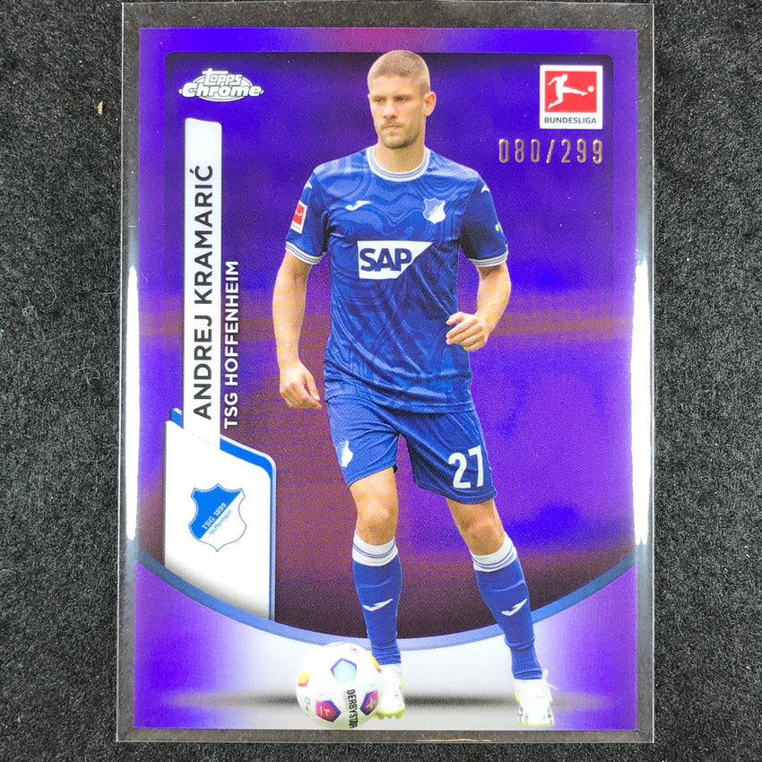 2023-24 Topps Chrome Bundesliga ANDREJ KRAMARIC Base Purple 80/299 #49