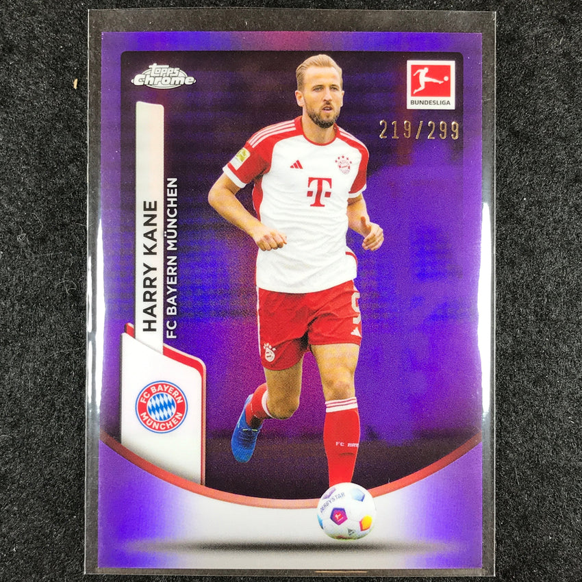 2023-24 Topps Chrome Bundesliga HARRY KANE Base Purple 219/299 #82