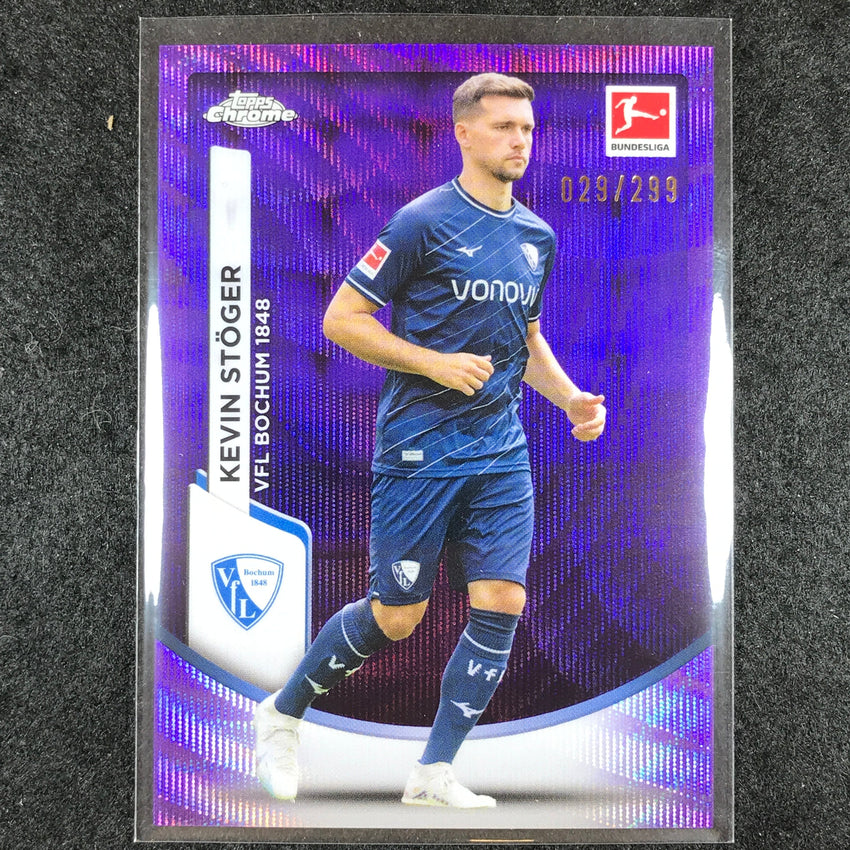 2023-24 Topps Chrome Bundesliga KEVIN STOGER Base Purple Wave 29/299 #11