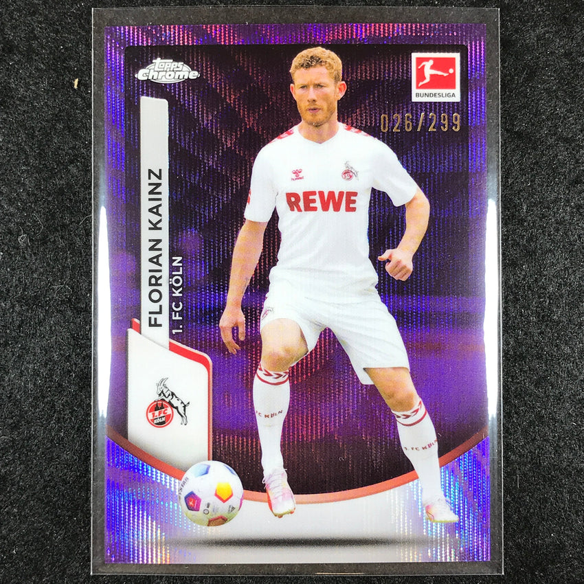 2023-24 Topps Chrome Bundesliga FLORIAN KAINZ Base Purple Wave 26/299 #53