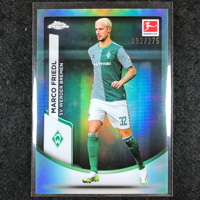 2023-24 Topps Chrome Bundesliga MARCO FRIEDL Base Aqua Bubble 92/275 #14