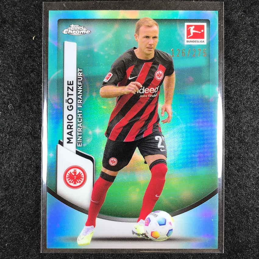 2023-24 Topps Chrome Bundesliga MARIO GOTZE Base Aqua Bubble 126/275 #31