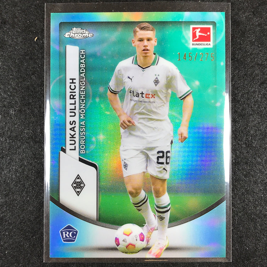 2023-24 Topps Chrome Bundesliga LUKAS ULLRICH Rookie Aqua Bubble 145/275 #76