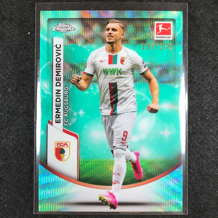 2023-24 Topps Chrome Bundesliga ERMEDIN DEMIROVIC Aqua Bubble Wave 197/275 #1