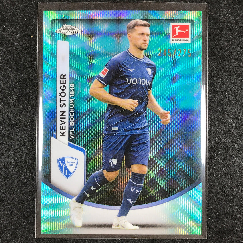 2023-24 Topps Chrome Bundesliga KEVIN STOGER Base Aqua Bubble Wave 245/275 #11