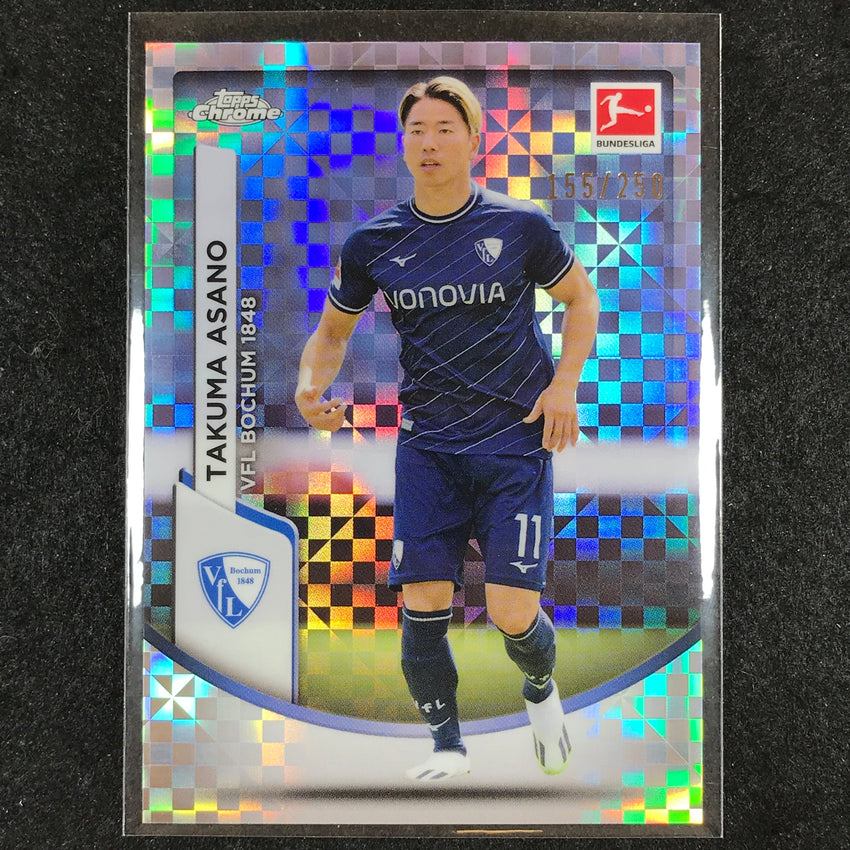 2023-24 Topps Chrome Bundesliga TAKUMA ASANO Base X-Fractor 155/250 #12