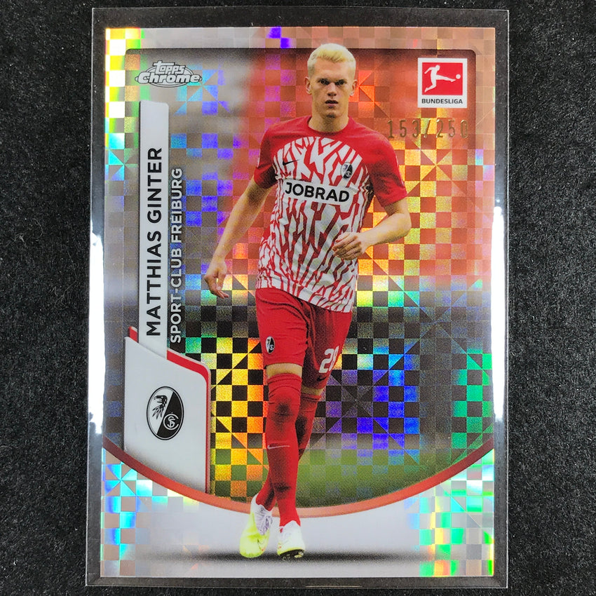 2023-24 Topps Chrome Bundesliga MATTHIAS GINTER Base X-Fractor 153/250 #36