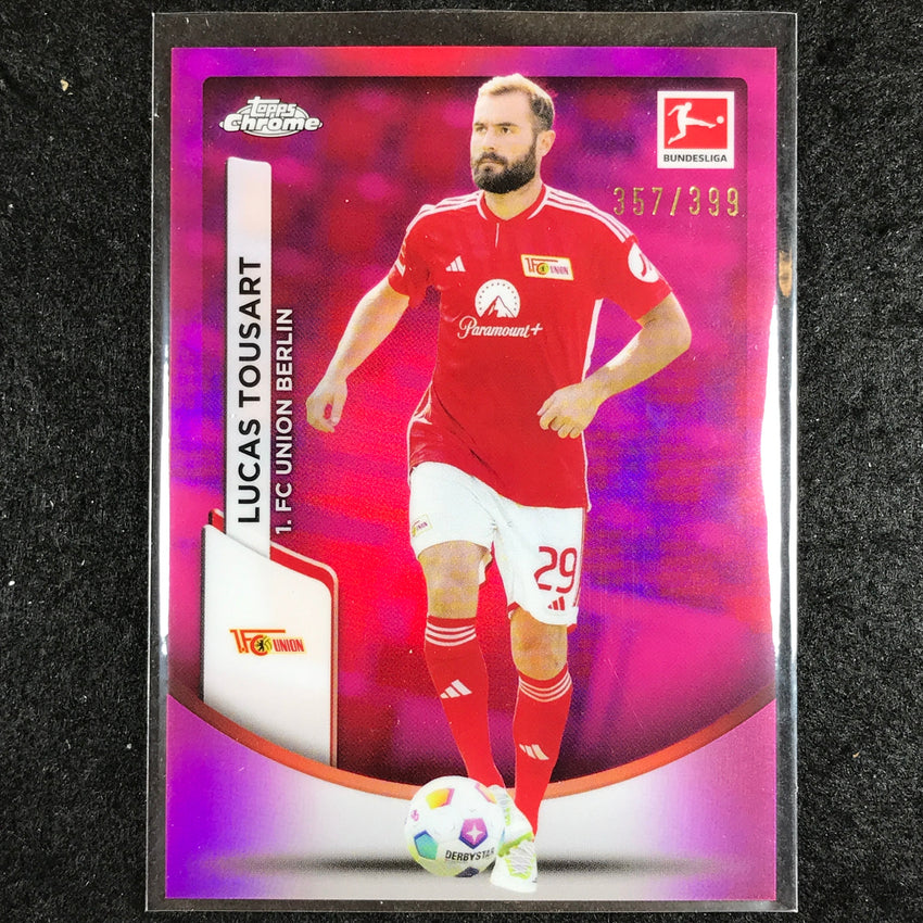 2023-24 Topps Chrome Bundesliga LUCAS TOUSART Base Magenta 357/399 #6